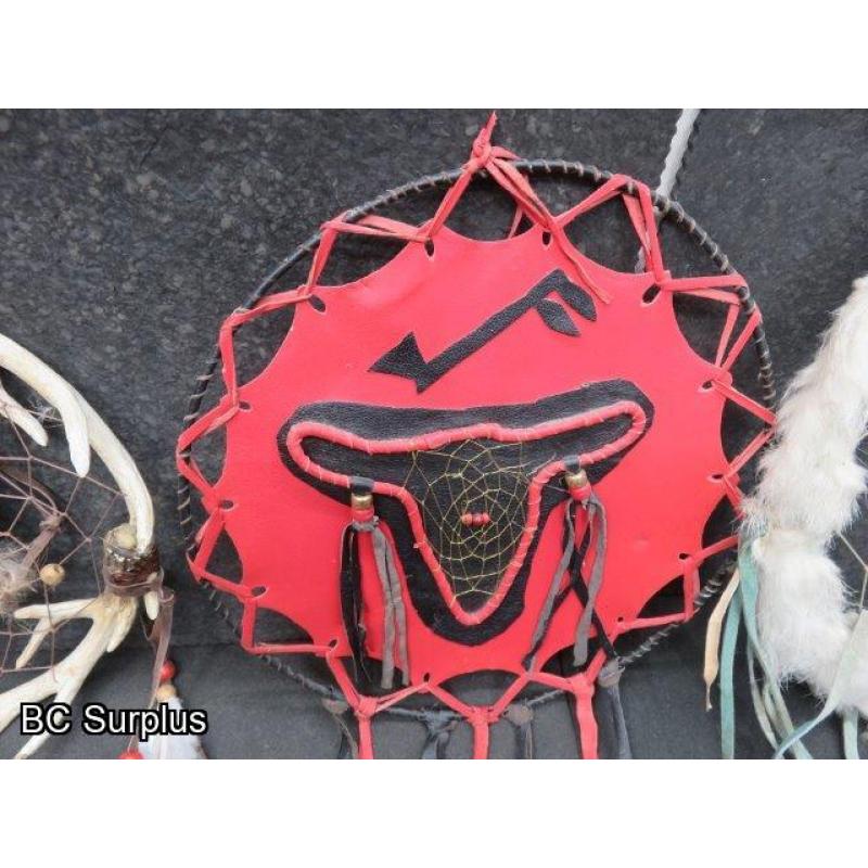 R-291: Vintage First Nations Dream Catchers – 10 Items