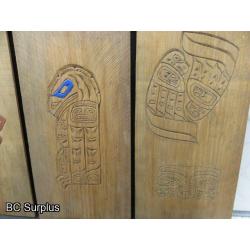 R-318: Louie Alexander “Misty Blue” Carvings – 11 Items