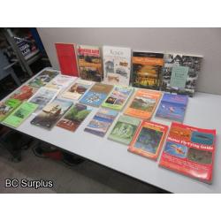 R-328: British Columbia Books and Backcountry Guides – 22 Items