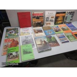 R-328: British Columbia Books and Backcountry Guides – 22 Items