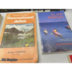 R-328: British Columbia Books and Backcountry Guides – 22 Items