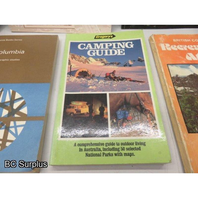 R-328: British Columbia Books and Backcountry Guides – 22 Items