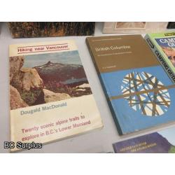 R-328: British Columbia Books and Backcountry Guides – 22 Items