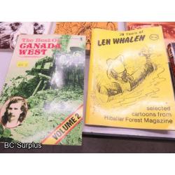 R-329: British Columbia History Books & Stories – 31 Items