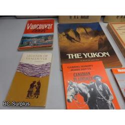 R-329: British Columbia History Books & Stories – 31 Items