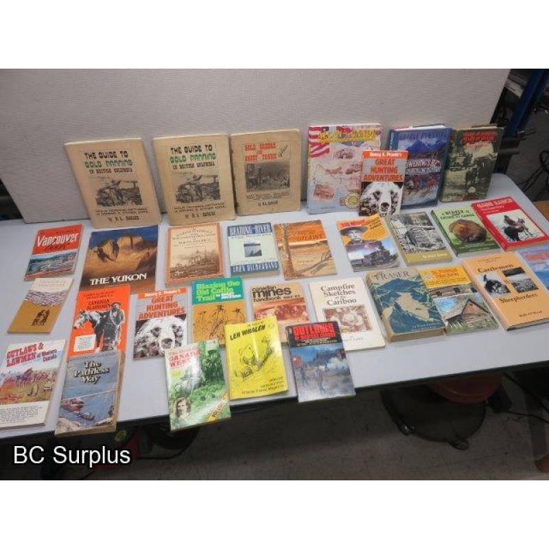 R-329: British Columbia History Books & Stories – 31 Items