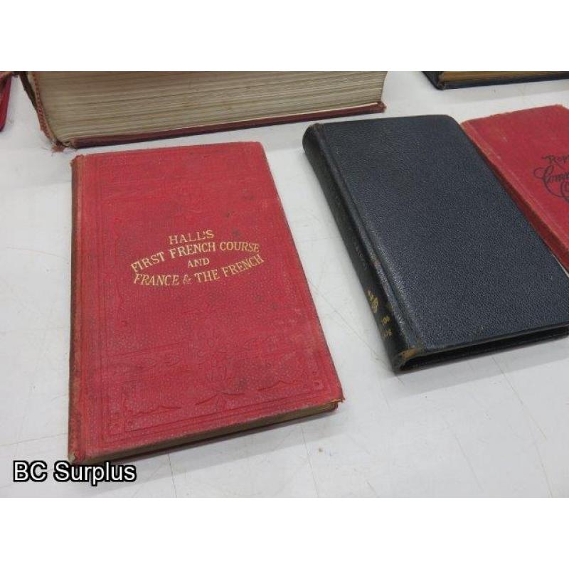 R-330: Antique Books – Oldest from 1862 – 10 Items