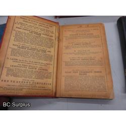 R-330: Antique Books – Oldest from 1862 – 10 Items