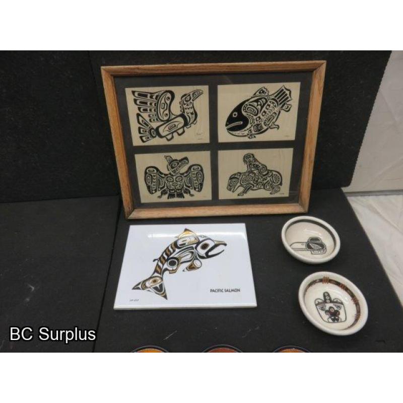 R-316: First Nation Collectibles & Coaster Set – 1 Lot