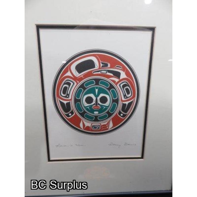 R-317: Danny Dennis Print & Sun Carving – 2 Items