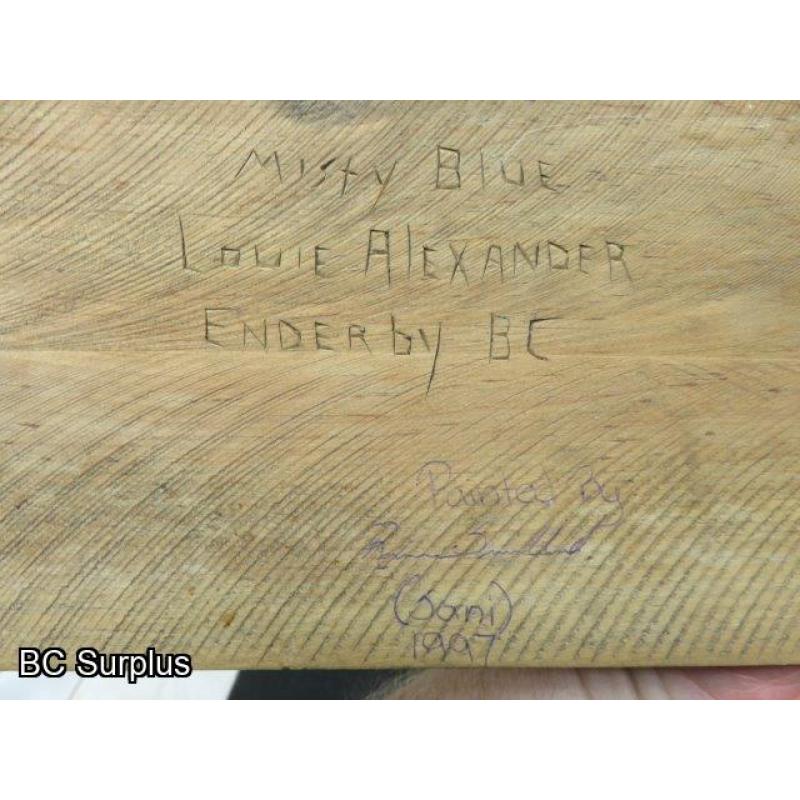 R-318: Louie Alexander “Misty Blue” Carvings – 11 Items