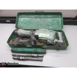 R-362: Hitachi Electric Breaker or Jack Hammer with Case