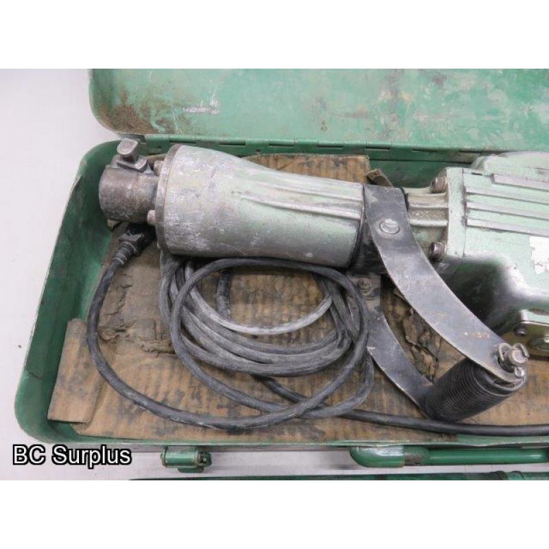 R-362: Hitachi Electric Breaker or Jack Hammer with Case