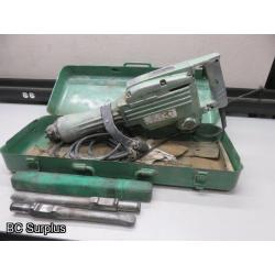 R-362: Hitachi Electric Breaker or Jack Hammer with Case