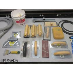 R-366: Drywall and Tile Setting Tools – 1 Lot