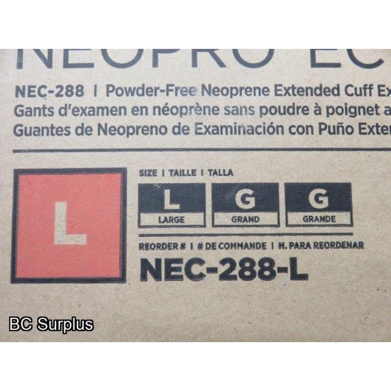 R-379: Microflex NeoPro Neoprene Long Cuff Gloves – Case of 500