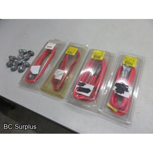 R-384: Battery Cables & Battery Clamps – 1 Lot