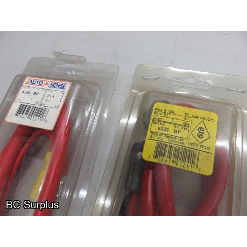 R-384: Battery Cables & Battery Clamps – 1 Lot