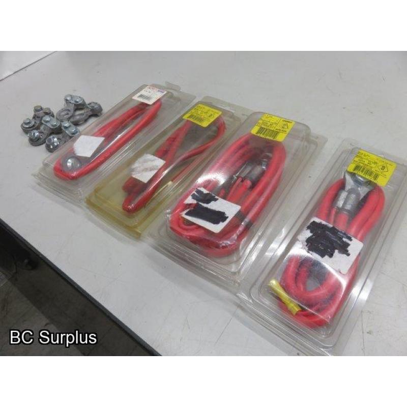 R-384: Battery Cables & Battery Clamps – 1 Lot