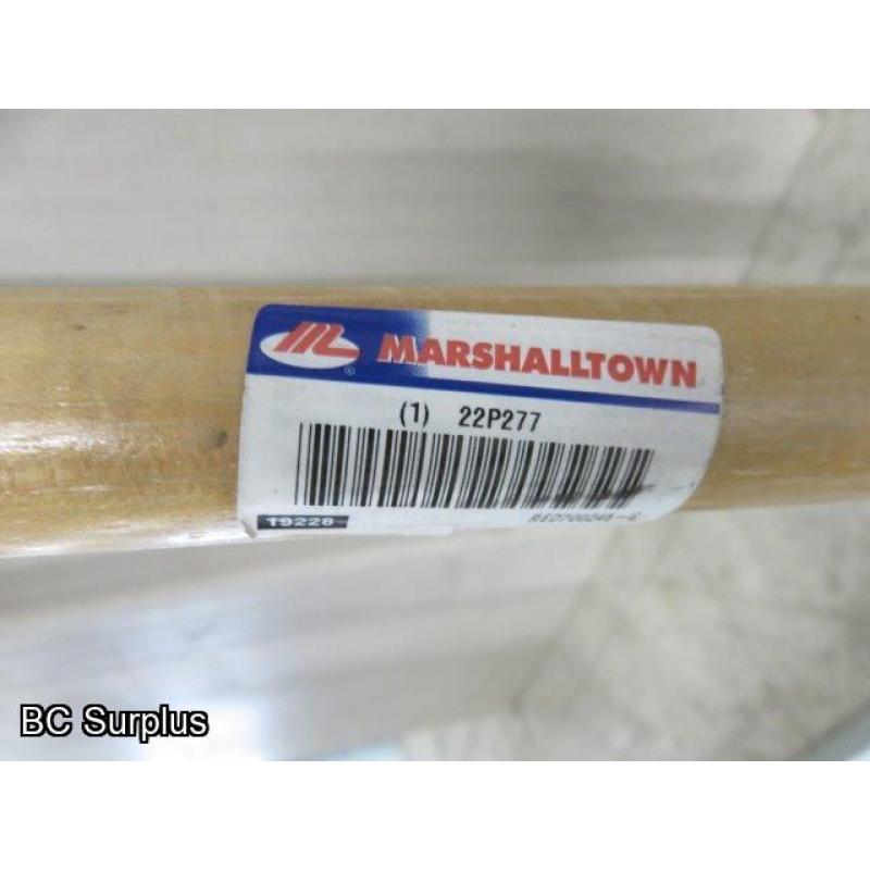 R-399: Marshalltown 36 inch Squeegee & Scraper – 3 Items