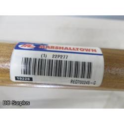 R-399: Marshalltown 36 inch Squeegee & Scraper – 3 Items