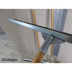 R-399: Marshalltown 36 inch Squeegee & Scraper – 3 Items