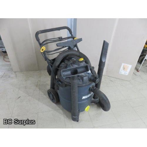 R-400: Mastervac 13 Gallon Shop Vac with Accessories