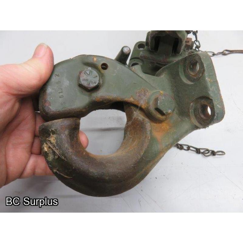 R-355: Military Style Pintle Hitches – Used – 2 Items