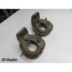 R-357: Military Style Pintle Hitches – Used – 2 Items