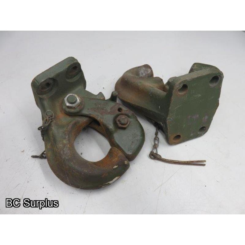 R-355: Military Style Pintle Hitches – Used – 2 Items