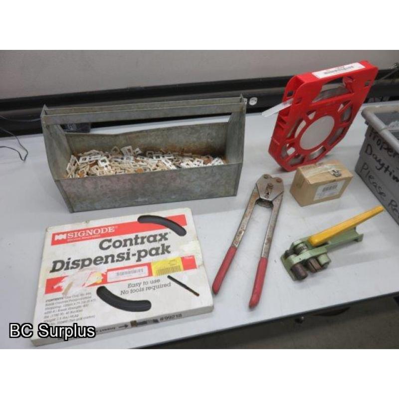 R-414: Signode & Band-It Banding Supplies & Tools – 1 Lot