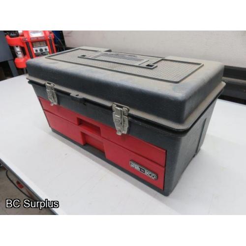 R-417: EKCO Plastic Two Drawer Tool Box – Locking