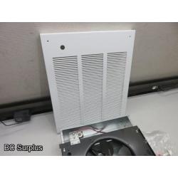 R-421: Dayton 3UG56D Fan Forced Electric Wall Furnace – Unused