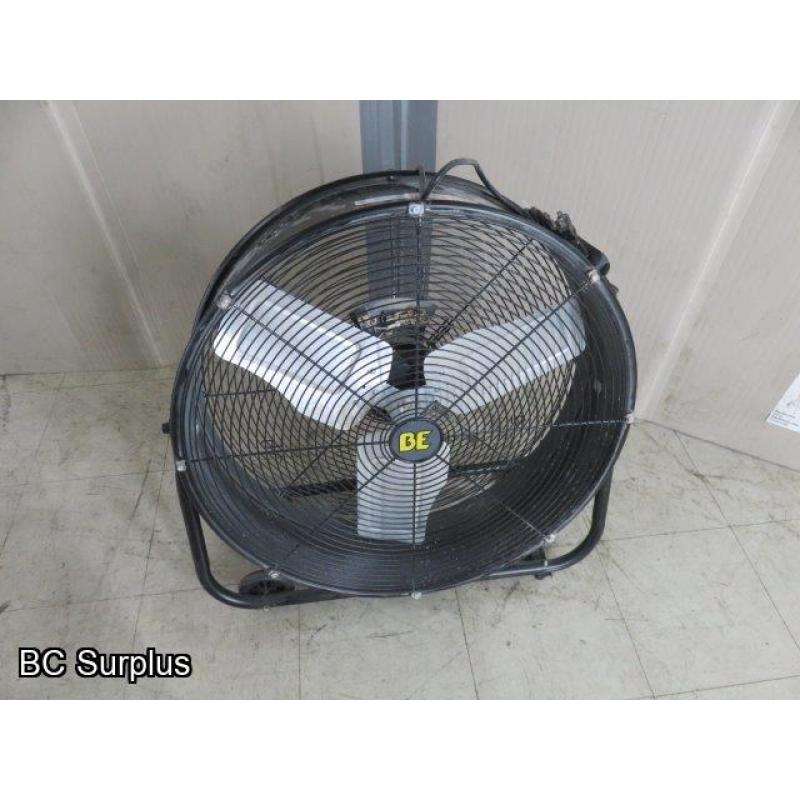 R-359: BE 24 inch Drum Fan on Wheels – 1 Item