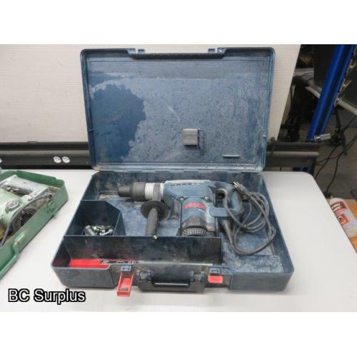 R-361: Bosch Electric Hammer Drill & Case