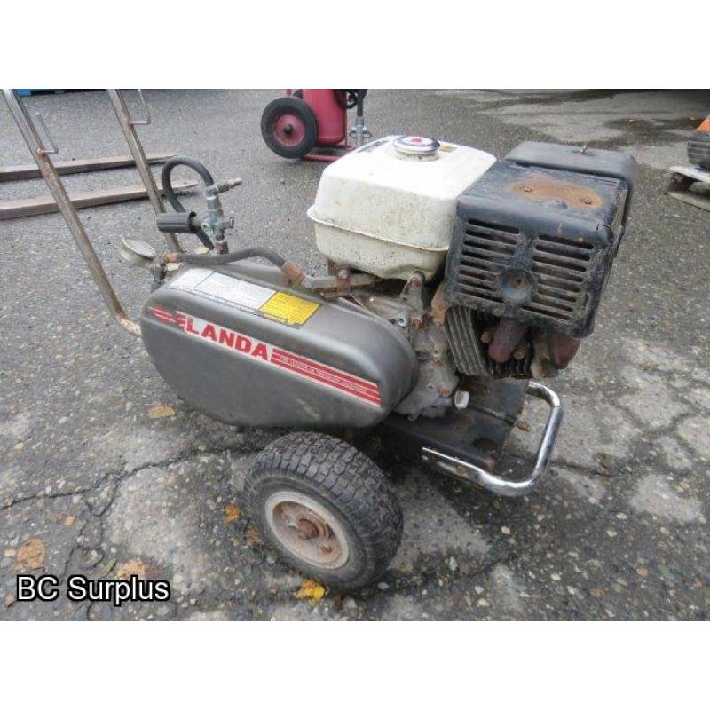 R-427: Landa Honda-Powered Pressure Washer – 11HP