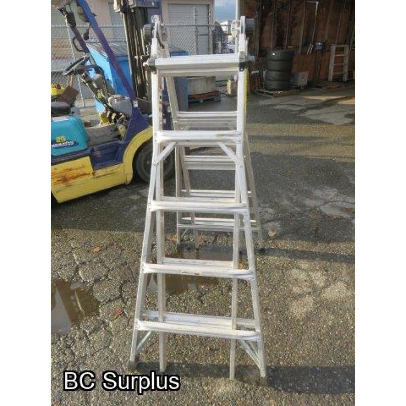 R-431: Featherlite Multi-Function Aluminium Ladder