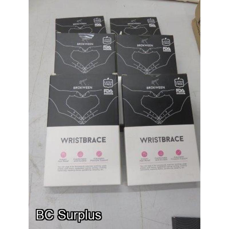 R-485: Wall Mount – Wrist Braces – RFID Blockers – 1 Lot