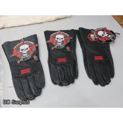 R-489: Anarchy Welding & Driller Leather Gloves – 5 Pairs