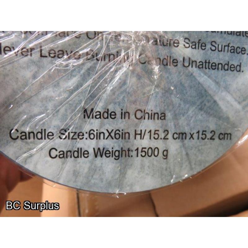 R-497: Large Candles – 4 Items – Unused