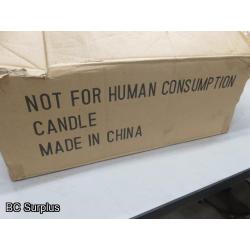 R-497: Large Candles – 4 Items – Unused