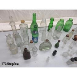 R-508: Vintage Bottle Collection – Various – Approx 60 Items