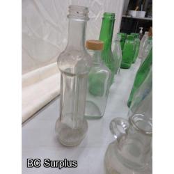 R-508: Vintage Bottle Collection – Various – Approx 60 Items