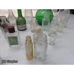 R-508: Vintage Bottle Collection – Various – Approx 60 Items