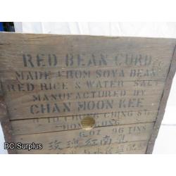 R-509: Vintage Wooden Shipping Box – 1 Item