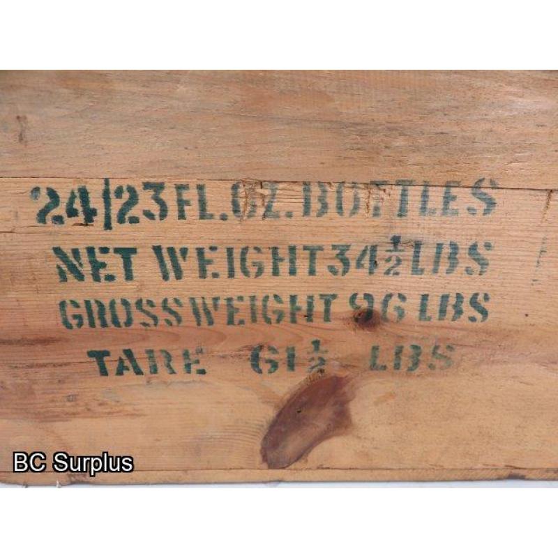 R-511: Vintage Wooden Shipping Box – 1 Item