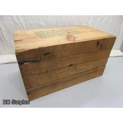 R-511: Vintage Wooden Shipping Box – 1 Item