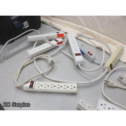 R-514: Power Bars & Extension Cords – 1 Lot