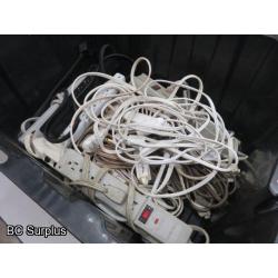 R-514: Power Bars & Extension Cords – 1 Lot