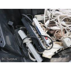 R-514: Power Bars & Extension Cords – 1 Lot